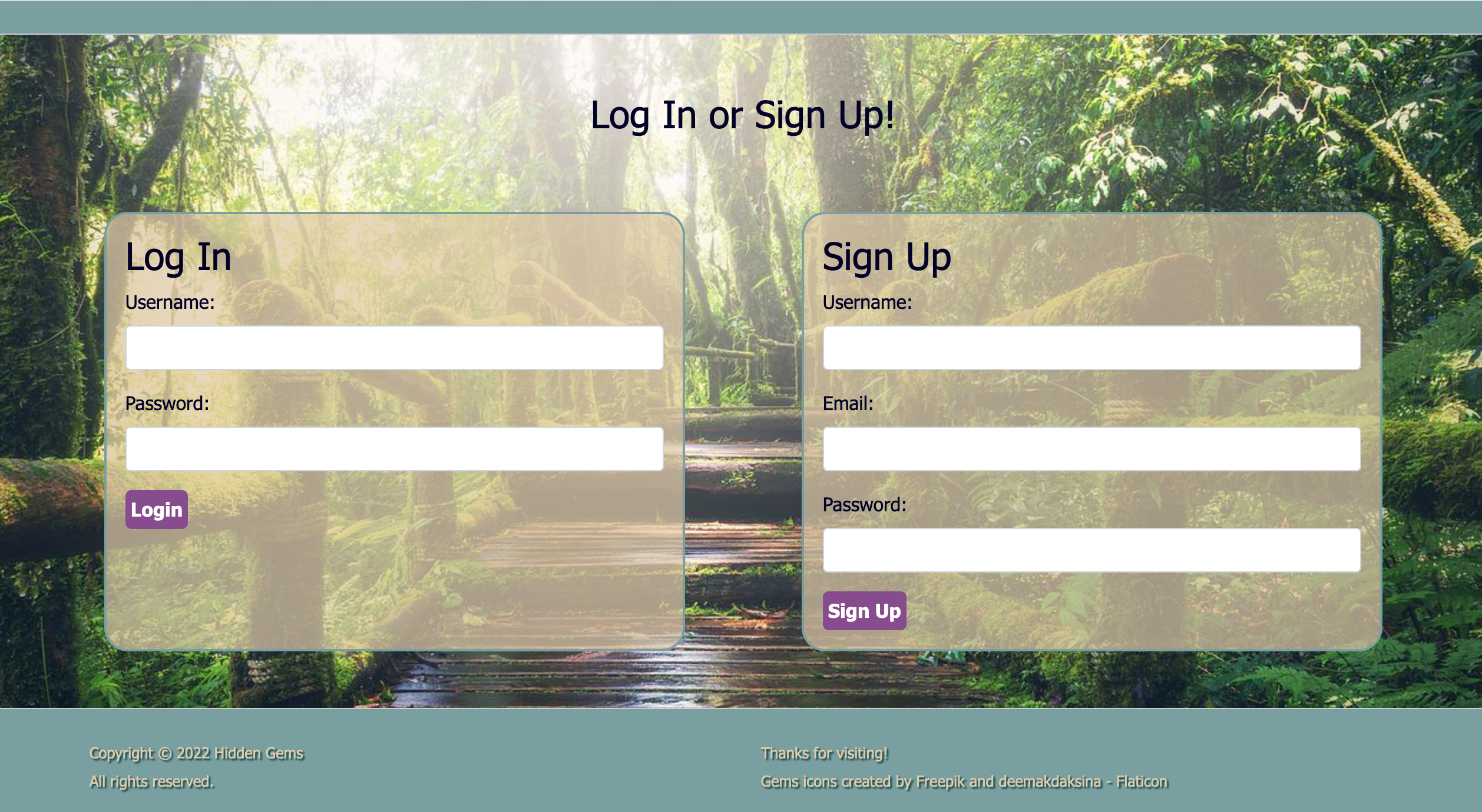 screenshot of Active Site, Login